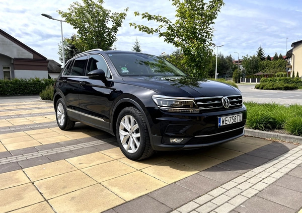 Volkswagen Tiguan cena 95900 przebieg: 144000, rok produkcji 2018 z Ciechanów małe 781